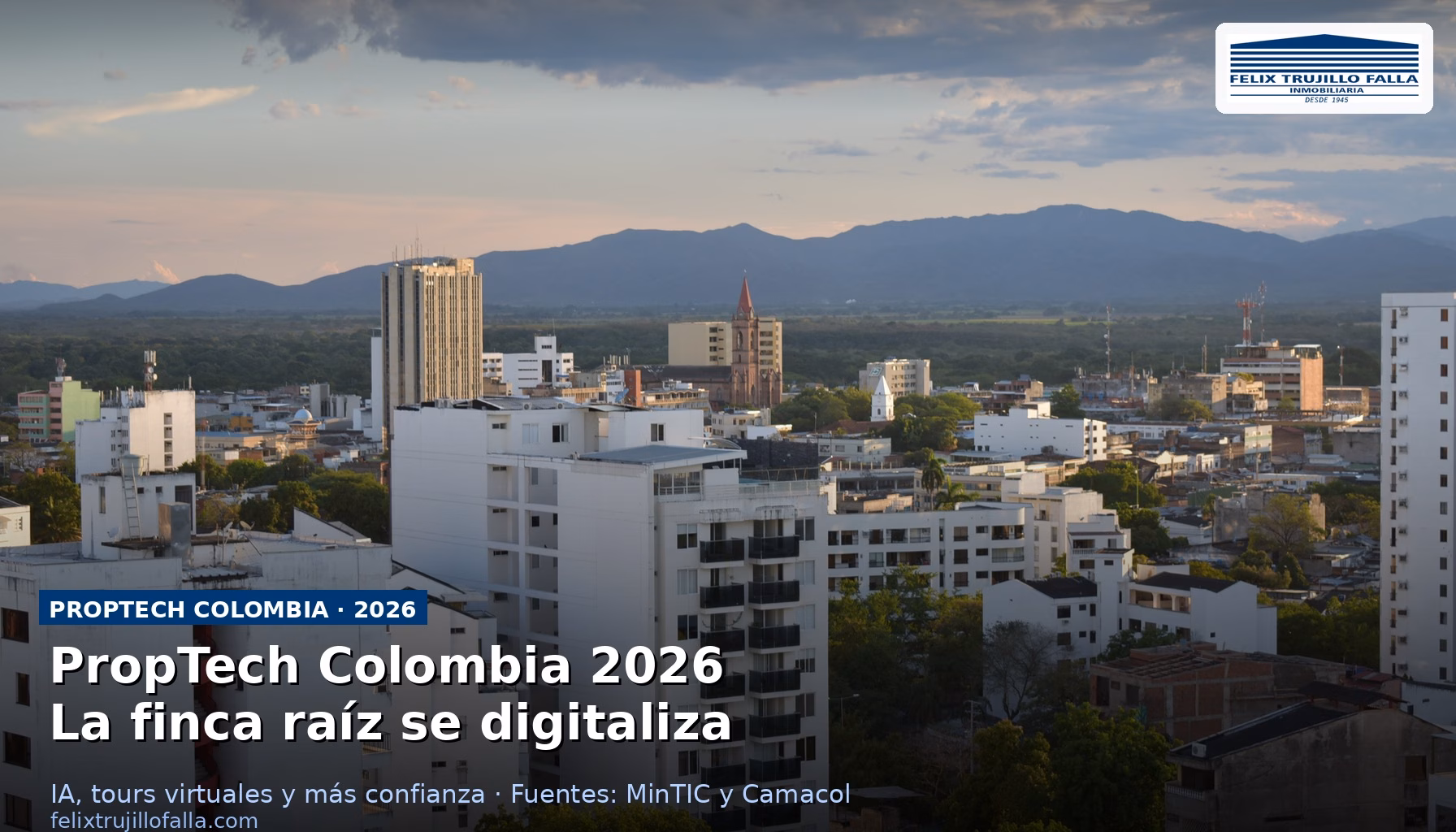 PropTech Colombia 2026 en edificios de Neiva con tecnología inmobiliaria y tours virtuales