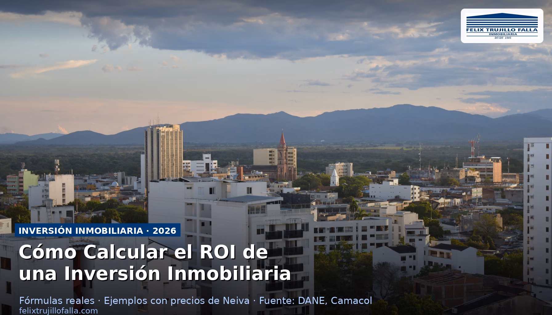 Edificios de apartamentos modernos en Neiva Huila Colombia para inversión inmobiliaria