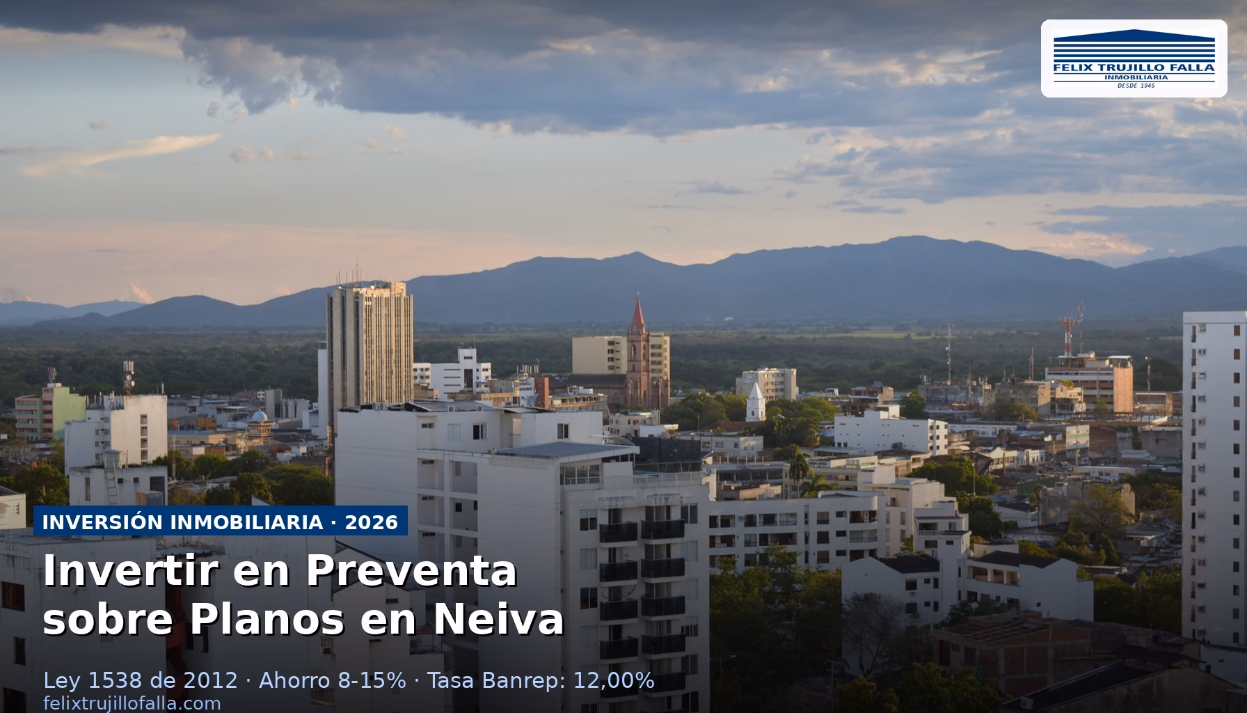 Edificios de apartamentos en construccion en Neiva Huila Colombia inversion en preventa sobre planos